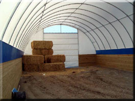 Fabric Building Hay Storage