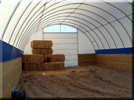 Fabric Building Hay Storage